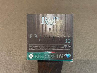 B&P Privilege Game 12g 6/30 GPA011 - Stephen and Son Gunmakers Ltd