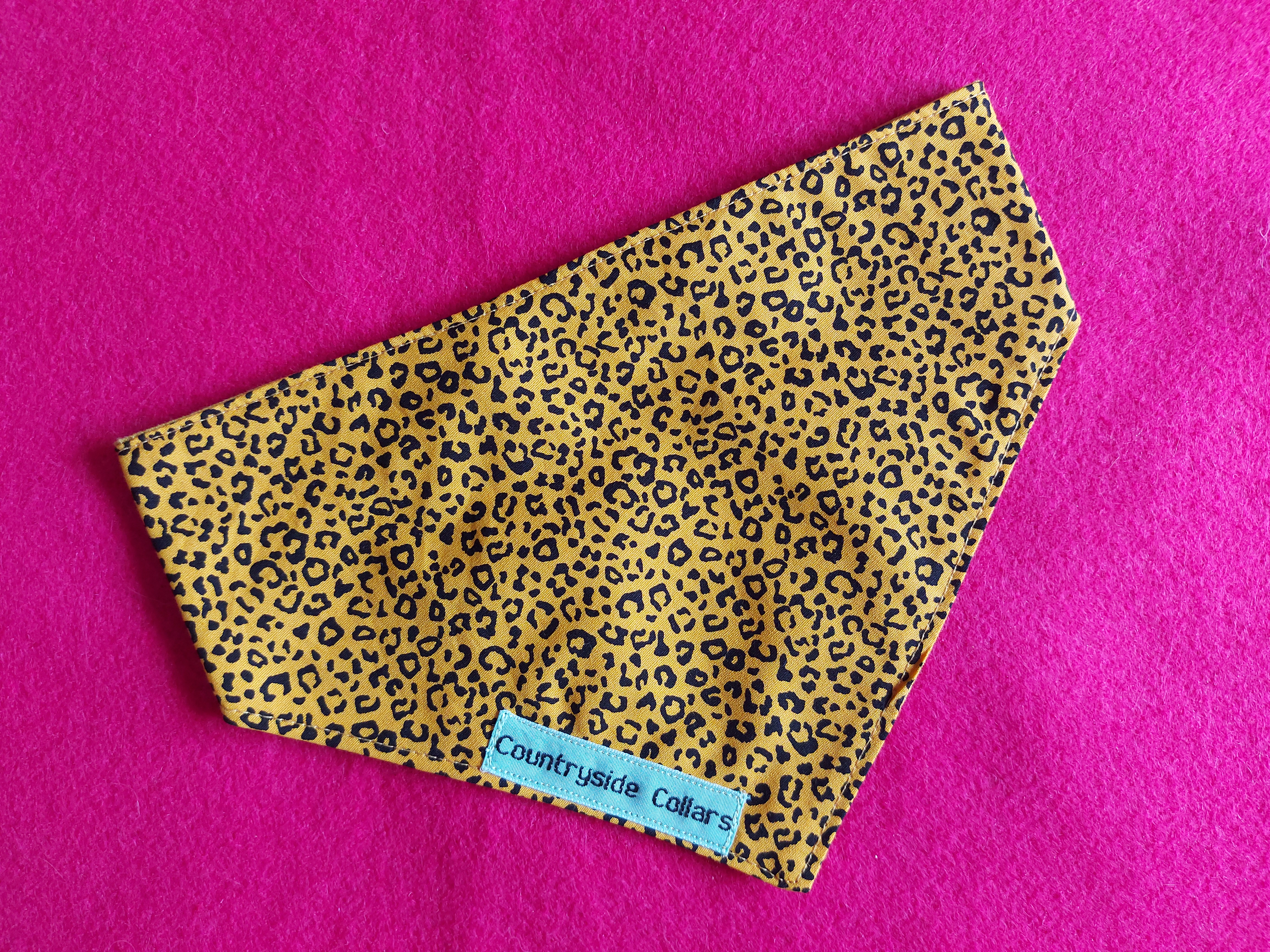 Gold Leopard Bandana