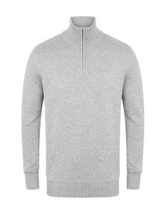 Henbury H729 Quarter Zip Jumper
