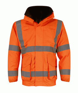 Orbit GEYSER: HYDRA MATRIX BOMBER JACKET ORANGE