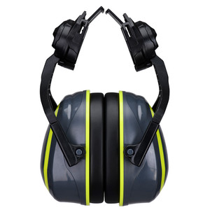 Portwest PW04 - HV Extreme Ear Defenders Yellow Medium Clip-On Metal Free - SNR 26dB