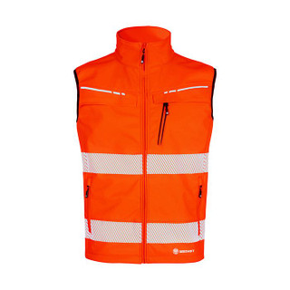 Beeswift Deltic Hi-Vis Softshell Rail Bodywarmer
