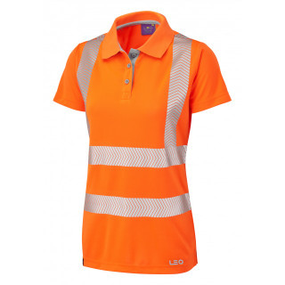 LEO Pippacott Iso 20471 Class 2 Coolviz Ultra Women's Polo Shirt