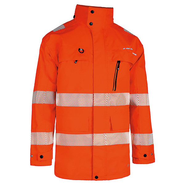 Beeswift Deltic Hi-vis Ripstop Breathable And Waterproof Rail Jacket