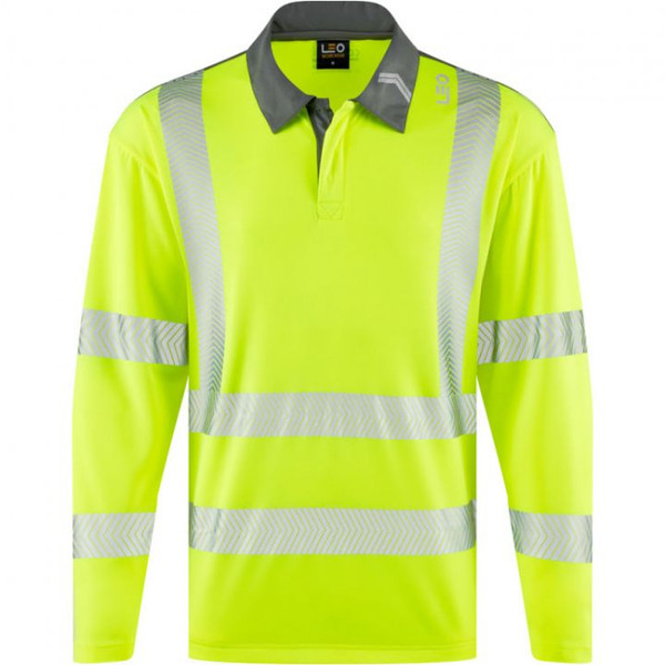 LEO GEORGEHAM Leo EcoViz COOLMAX High Performance Sleeved Polo Shirt