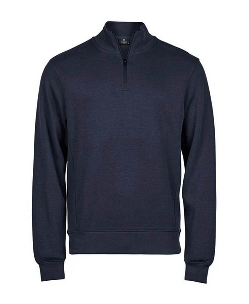 TeeJays T5506 Ribbed interlock half-zip