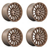 Set 4 Niche M275 Amalfi 20x9 5x4.5 Platinum Bronze Wheels 20" 35mm Rims