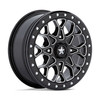 MSA Offroad Wheels M48 Portal Beadlock 15x6 4x156 Black Milled Wheel 15" 38mm