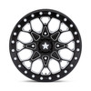 MSA Offroad Wheels M48 Portal Beadlock 15x6 4x156 Black Milled Wheel 15" 38mm