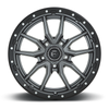 20" Fuel D680 Rebel 20x10 5x5.5 Matte Gunmetal Black Bead Ring Wheel -18mm Rim