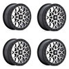 Set 4 MSA Offroad M48 Portal Beadlockx6 4x156 Black Machine Black Wheels 38mm
