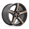 Set 4 Niche  M271 Teramo 20x9 5x112 Matte Black Double Tint Face Wheels 20" 25mm