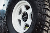Set 4 KMC KM728 Lobo 17x9 6x5.5 Gloss White Wheels 17" -38mm Rims