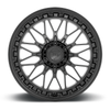 Set 4 17" Fuel D757 Trigger 17x9 5x5 Matte Black Wheels -12mm Offroad Truck Rims