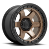 Set 4 Fuel D751 Block 18x9 6x120 Bronze With Black Ring Wheels 18" 20mm