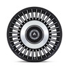 Asanti Black ABL-40 Tiara 20x9 5x115 5x120 Satin Black Machined Wheel 20" 15mm