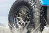 Set 4 Black Rhino Calico 17x8.5 5x4.5 Matte Gunmetal Matte Black Wheels 17" 34mm