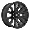 Set 4 20" Fuel D675 Blitz 20x9 8x6.5 Gloss Black Wheels 1mm Truck Rims