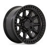 Black Rhino Calico 17x8.5 5x5.0 Matte Black Wheel 17" -10mm For Jeep Wrangler