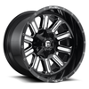 20" Fuel D620 Hardline 20x9 6x135 6x5.5 19mm Wheel Gloss Black Milled Truck Rim