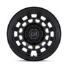 Set 4 Black Rhino Fuji 17x8 5x4.5 Matte Black Wheels 17" 38mm Rims