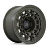 Black Rhino Fuji 17x8 6x5.5 Olive Drab Green Wheel 17" 20mm For Nissan Truck Rim