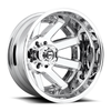 Fuel 1PC D536 Maverick 20x8.25 8x6.5 Chrome Plated Wheel 20" -215mm Rim