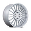 Set 4 Status Venti 24x10 5x120 Gloss Silver Wheels 24" 35mm Rims