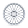 Set 4 Status Venti 24x10 5x120 Gloss Silver Wheels 24" 35mm Rims