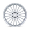 Set 4 Status Venti 24x10 6x5.5 Gloss Silver Wheels 24" 30mm Rims