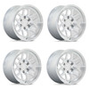 Set 4 KMC KM446 Mesa Forged Monoblock 17x8.5 6x135 Raw Machined Wheels 17" 0mm