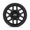 Set 4 17" KMC KM446 Mesa Forged Monoblock 17x8.5 6x135 Satin Black Wheels 0mm