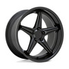 TSW Launch 20x10 5x4.5 Matte Black With Gloss Black Lip Wheel 20" 25mm Rim