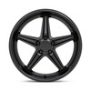 TSW Launch 20x10 5x4.5 Matte Black With Gloss Black Lip Wheel 20" 25mm Rim