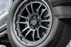 Set 4 KMC KM727 Wrath 17x8.5 5x5 Matte Anthracite Wheels 17" -10mm Rims