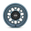 Set 4 KMC KM725 Terra 20x9 5x5 Metallic Blue Wheels 20" -12mm Rims