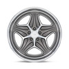 Set 4 22" Foose F172 Merlot 22x10.5 5x4.75 Anthracite Machined Wheels 6mm Rims