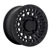 Set 4 Black Rhino Powersports Parker Utv Beadlock 15x7 4x110 Black Wheels 15"
