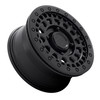 Set 4 Black Rhino Powersports Parker Utv Beadlock 15x7 4x110 Black Wheels 15"
