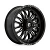 18" Fuel UTV D821 Arc UTV 18x7 4x156 Gloss Black Milled Wheel 13mm Rim
