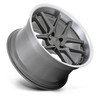 Set 4 American Racing AR942 20x11 5x115 Matte Gunmetal Machined Wheels 20" 22mm