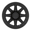 Black Rhino Powersports Webb Utv Beadlock 15x7 4x110 Matte Black Wheel 15" 51mm