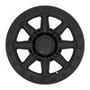 Black Rhino Powersports Webb Utv 15x7 4x137 Matte Black Wheel 15" 51mm Rim