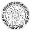 22" TuFF T4B Chrome Wheel 8x6.5 -45mm Lifted For Chevy GMC Ram Truck Rim 22" TuFF T4B Chrome Wheel 8x6.5 -45mm Lifted For Chevy GMC Ram Truck Rim
