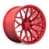 Asanti Black ABL-39 Mogul 20x12 5x115 Candy Red Wheel 20" 6mm Suv Car Rim