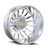 22" Cali Off-Road Summit Dually 22x8.25 Polished Milled 8x200 Rear Wheel -232mm