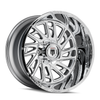 20" American Truxx Blade 20x10 Chrome 5x5 5x5.5 Wheel -24mm Lifted Truck Rim