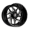22" American Truxx Sweep 22x12 Black Milled 5x5.5 5x150 Wheel -44mm Lifted Rim 22" American Truxx Sweep 22x12 Black Milled 5x5.5 5x150 Wheel -44mm Lifted Rim
