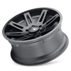 Set 4 20" Ion 142 20x9 Matte Black 5x5.5 Wheels 0mm Rims
