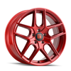 Set 4 20" Touren TR79 20x9 CRimsson Candy Red 5x4.5 Wheels 35mm Rims
